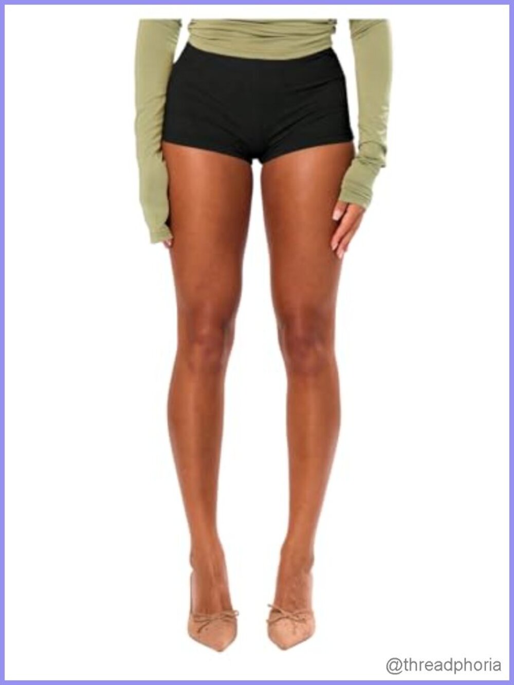 Women's Low Rise Micro Booty Mini Shorts Y2k Summer Hot Pants Stretchy
